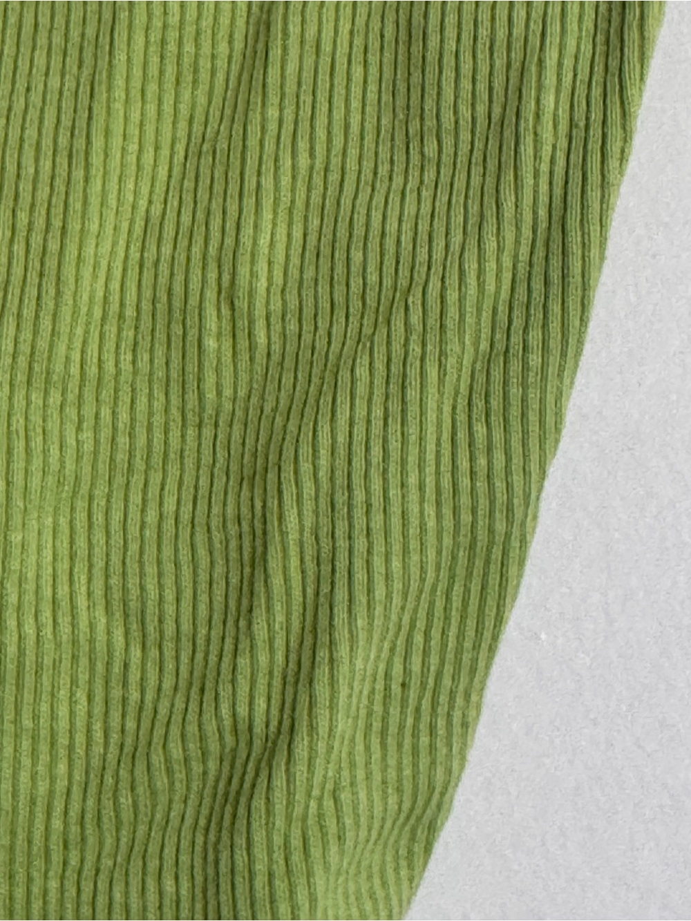 Zara Ruffled Tie-Front Crop Top - Lime Green - Picture 4 of 4